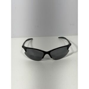 Style Eyes Lowdown Polarized Sport Sunglasses Black Wrap Frame Gray Lens Y2k 90s